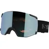 Image de SALOMON S/View Masque de Ski Unisexe, Champ de Vision Élargi, Idéal pour le Ski et le Snowboard, Noir, Taille Unique