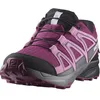 Image de Salomon Speedcross Climasalomon Chaussures Imperméables unisexes de randonnée et de course pour enfants, Fit précis, Accroche, Pratique et confortable, Plum Caspia, 32