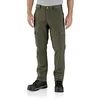 Image de Carhartt Pantalon de travail Ripstop Cargo Fleece Lined pour homme, Basil, 36W x 34L