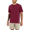 Image de Carhartt T-shirt à manches courtes LWD Relaxed Fit SHIRT Homme, rouge, M