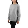 Image de Carhartt Chandail léger Force Relaxed Fit SWEATSHIRT Femme, Gris, M