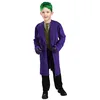 Image de Rubies - Déguisement Enfant JOKER - DC Comics Officiel - Taille 8-10 ans (L) - Costume avec Veste Longue & Tshirt Imprimé Intégré - Pour, Carnaval,