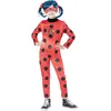 Image de RUBIE'S Miraculous Officiel - Déguisement Luxe LADYBUG pour Enfants - Taille 5-6 ans - Costume avec Combinaison à Manches Longues et Masque avec Attache - Déguisement pour,