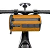 Image de ALMSTHRE Signature Bar Bag   California Gold | Sacoche de Guidon de vélo à Coque Rigide avec Fermetures éclair imperméables et Sangles réglables | Sac de Guidon de vélo léger, Compatible avec Les