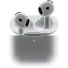 Image de Apple AirPods 4 AirPods Bluetooth Stereo blanc boîtier de charge, résistant à la sueur