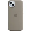 Image de Apple Coque en Silicone avec MagSafe pour iPhone 15 Plus - Argile        