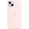 Image de Apple Coque en Silicone avec MagSafe pour iPhone 15 Plus - Rose pâle        