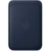 Image de Apple Porte Cartes en Tissage Fin pour iPhone avec MagSafe - Bleu Intense        