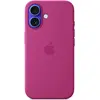 Image de Apple Coque en silicone MagSafe pour iPhone 16, fuchsia