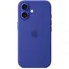 Image de Apple Coque en silicone avec MagSafe pour iPhone 16 - Outremer