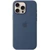 Image de Apple Coque en Silicone avec MagSafe pour iPhone 16 Pro Max - Denim        