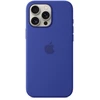 Image de Apple Coque en silicone MagSafe pour iPhone 16 Pro Max, bleu outremer