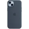 Image de Apple Coque en Silicone avec MagSafe pour iPhone 14 Plus - Bleu Orage        