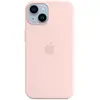 Image de Apple coque en silicone avec MagSafe pour iPhone 14 - Rose craie
