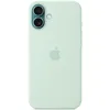 Image de Apple Coque en Silicone avec MagSafe pour iPhone 16 Plus - Aigue-Marine        