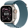 Image de Apple Watch Ultra 3 GPS + 4G 49 mm avec boîtier en titane naturel et Boucle Alpine bleu clair - Medium