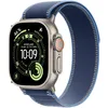 Image de Apple Watch Ultra 3 [GPS + Cellular 49 mm] Montre connectée Course à Pied et Multisport avec boîtier Titane Naturel et Boucle Trail Bleu/Bleu Vif. Communications Satellite, Suivi santé et activité