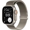 Image de Apple Watch Ultra 3 GPS + Cellular 49 mm, boîtier en titane naturel avec bracelet Milanais en titane naturel - Large