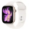 Image de Apple Watch Series 11 GPS 42 mm boîtier en aluminium bracelet de sport rose pâle S/M