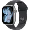 Image de Apple Watch Series 11 GPS + Cellular 42 mm boîtier en aluminium bracelet de sport noir M/L