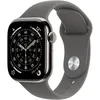 Image de Apple Watch Series 11 [GPS + Cellular 42 mm] Montre connectée avec boîtier Naturel et Bracelet Sport Gris minéral. Score de Sommeil, Moniteur d’activité, Suivi de la santé, écran Toujours activé