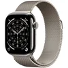 Image de Apple Watch Series 11 [GPS + Cellular 42 mm] Montre connectée avec boîtier Naturel et Bracelet Milanais Naturel. Score de Sommeil, Moniteur d’activité, Suivi de la santé, écran Toujours activé