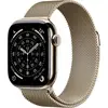 Image de Apple Watch Series 11 GPS + Cellular 42 mm boîtier en titane Milanese Loop or M/L