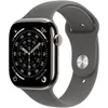 Image de Apple Watch Series 11 [GPS + Cellular 46 mm] Montre connectée avec boîtier Naturel et Bracelet Sport Gris minéral. Score de Sommeil, Moniteur d’activité, Suivi de la santé, écran Toujours activé