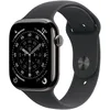 Image de Apple Watch Series 11 [GPS + Cellular 46 mm] Montre connectée avec boîtier Ardoise et Bracelet Sport Noir. Score de Sommeil, Moniteur d’activité, Suivi de la santé, écran Toujours activé