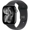 Image de Apple Watch Series 11 GPS + Cellular 46 mm boîtier en aluminium bracelet de sport noir M/L