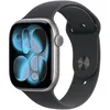 Image de Apple Watch Series 11 [GPS 46 mm] Montre connectée avec boîtier Gris sidéral et Bracelet Sport Noir. Score de Sommeil, Moniteur d’activité, Suivi de la santé, écran Toujours activé