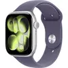 Image de Apple Watch Series 11 GPS 46 mm boîtier en aluminium bracelet de sport violet brumeux M/L