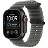 Image de Apple Watch Ultra 4 - GPS + Cellular 49mm - Montre Connectée en Boîtier Titane Noir, Bracelet Océan Noir Translucide