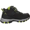 Image de Skechers Selmen Melano Bottes de randonnée pour homme, Maille synthétique en cuir noir, 41 EU