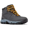 Image de Columbia NEWTON RIDGE WATERPROOF OMNI-HEAT II Chaussures Montantes De Randonnée Et Trekking imperméables Homme, Gris (Dark Grey x Raw Honey), 41 EU