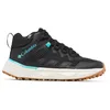 Image de Columbia Chaussures de randonnée Facet 75 Mid Outdry pour femme, Noir Aqua vif, 39 EU