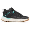 Image de Columbia Women's Facet 75 Mid Outdry (Former Version) Hiking Shoe, Black Bright Aqua, 39.5 EU