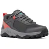 Image de Columbia Women's Trailstorm Ascend WP Waterproof Low Rise Hiking Shoes, Grey (Dark Grey x Red Coral), 6 UK