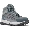 Image de Columbia Femme Strata Trail Mid Waterproof Chaussure de randonnée, Feuille de Sauge en Acier Gris Titane, 41 EU