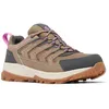 Image de Columbia Chaussures Strata Trail Low WP, construction légère, conception imperméable, amorti exceptionnel, retour d'énergie élevé, adhérence non marquante, bouclier anti-débris - Femmes