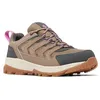 Image de Columbia Chaussures Strata Trail Low WP, construction légère, conception imperméable, amorti exceptionnel, retour d'énergie élevé, adhérence non marquante, bouclier anti-débris - Femmes