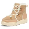 Image de SOREL Bottes imperméables ONA AVE Alpine pour femme, Brun poudré/Chamois fauve, 38.5 EU