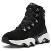 Image de Sorel Bottes imperméables Kinetic Impact Conquest Plus pour Femme, Noir/Gris, 41 EU