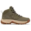 Image de Columbia Transverse Hike WP Wide Bottes de trekking et de randonnée pour femme, vert pierre/miel brut, pointure 38