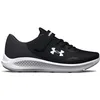 Image de Under Armour UA GPS Pursuit 3 AC Chaussures de sport pour filles, baskets légères et flexibles, noir/gris/blanc, 34