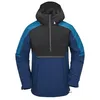 Image de Volcom Brighton Pullover Anarok Veste de snowboard à capuche pour homme, Bleu marine S5, Small