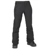 Image de Volcom Pantalon de Ski Genus Coupe ajustée Extensible pour Femme, Noir S5, Taille L