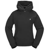 Image de Volcom Costus Pollover Baselayer Hooded Fleece Snow Sweatshirt Capuche, Noir S5, Small Femme