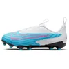 Image de NIKE Phantom Gx Academy FG/MG Chaussures Football (FG) Baltic Blue/Pink Blast-White-L 6Y