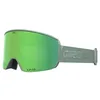 Image de Giro Axis Lunettes de neige empilées Vert glacier, émeraude vive et infrarouge vif